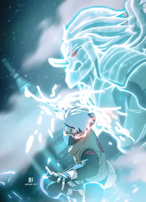 The Power Of Kakashi's Susanoo Wallpaper
