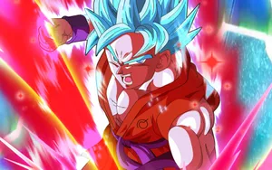 The Power Of Super Saiyan Blue Wallpaper