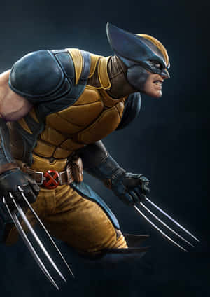 The Powerful Adamantium Metal Wallpaper