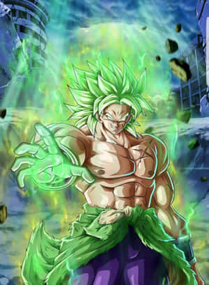 The Powerful And Legendary Broly In 4k Ultra Hd Wallpaper