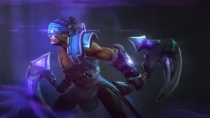 The Powerful Anti-mage Poised For Action Wallpaper