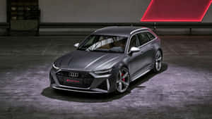 The Powerful Audi Rs6 In Motion Wallpaper