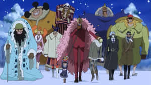 The Powerful Donquixote Family, Assembling For Action Wallpaper