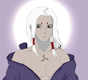 The Powerful Kimimaro Unleashing His Power Wallpaper