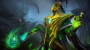 The Powerful Magus Rubick Mastering His Arcane Abilities In An Impressive Pose. Wallpaper