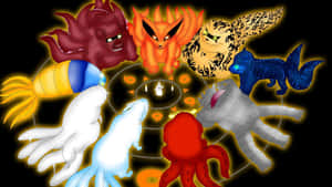 The Powerful Tailed Beasts Of The Naruto World Wallpaper