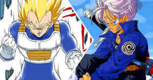 The Powerful Warrior Trunks Of Dragon Ball Z Wallpaper