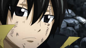 The Powerful Wizard, Zeref Dragneel, Stands Tall In An Intense Pose Wallpaper