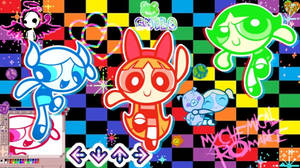 The Powerpuff Girls Kidcore Desktop Wallpaper