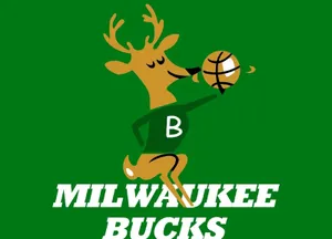 The Primary Logo Of The Milwaukee Bucks Wallpaper