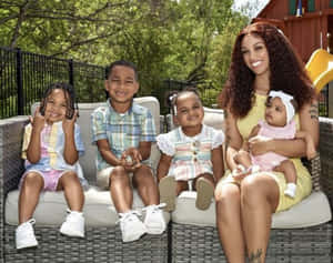 The Prince Family Shows Love To One Another. Wallpaper