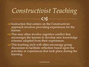 The Principles Of Constructivism Contemplate The Potential Of Human Creation Wallpaper