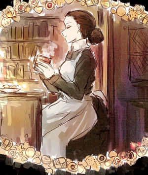 The Promised Neverland's Isabella - The Enigmatic Housemother Wallpaper