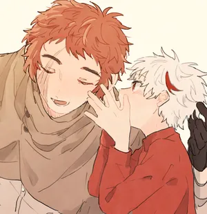 The Promised Neverland's Lucas - Intense Gaze In Dark Surroundings Wallpaper