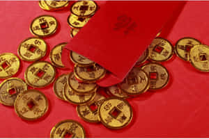The Prosperity Of Red Envelopes Wallpaper