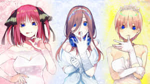 The Quintessential Quintuplets As Brides Wallpaper