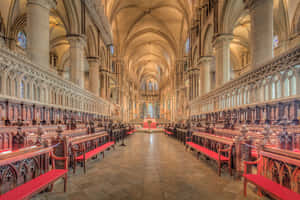 The Quire At Canterbury Cathedral Wallpaper