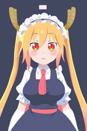 The Red Eyes And Smug Face Of An Anime Character Wallpaper