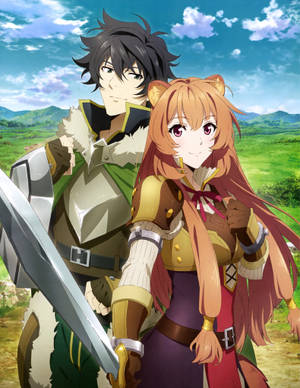 The Rising Of The Shield Hero Naofumi And Raphtalia Wallpaper