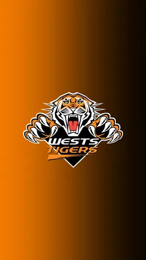 The Roaring Wests Tigers In Action Wallpaper