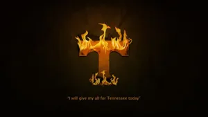 The Rocky Top Tennessee Volunteers Show Their Team Spirit Wallpaper