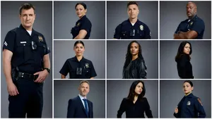 The Rookie Cast Portraits Wallpaper