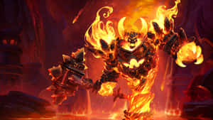 The Ruler Of Souls: Shadow Fiend Unleashes His Power Wallpaper