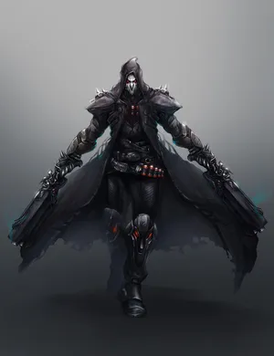 The Ruthless Reaper Ready For Battle Wallpaper