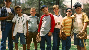 The Sandlot Kids Together Wallpaper