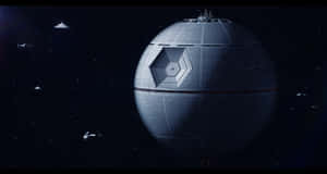 The Second Death Star Looms Menacingly In The Galaxy Wallpaper