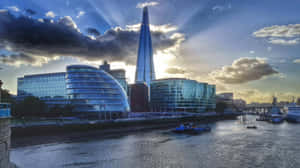 The Shard Sunburst Photography Wallpaper