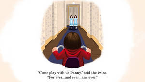 The Shining Danny Meets Twins Wallpaper