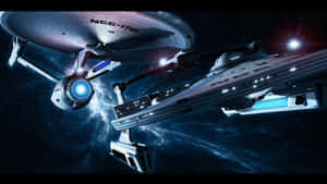 The Ship Of Exploration And Adventure, The U.s.s. Enterprise Wallpaper