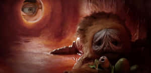 The Shivering Truth Eye Peeking Wallpaper