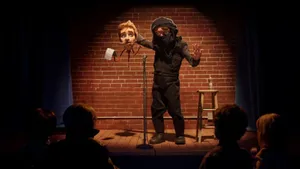 The Shivering Truth Holding Head Wallpaper