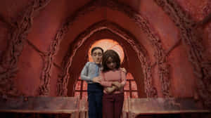 The Shivering Truth Man Holding Woman Wallpaper