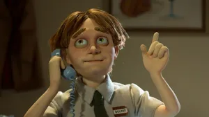 The Shivering Truth Man Raising Finger Wallpaper