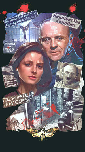 The Silence Of The Lambs Comic Art Wallpaper