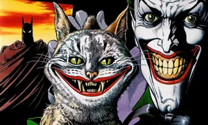 The Sinister Smile Of Joker In The World Of Comics Wallpaper