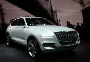 The Sleek And Luxurious Genesis Gv80 Suv Wallpaper