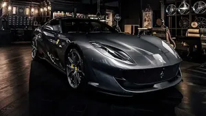 The Sleek Ferrari 812 Superfast In Action Wallpaper