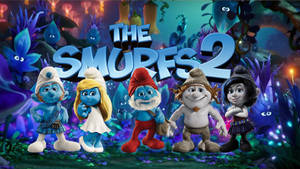 The Smurfs 2 Lost Village Poster Wallpaper