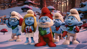 The Smurfs Christmas Carol Wallpaper