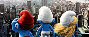 The Smurfs City View Wallpaper