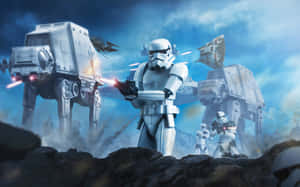 The Snowy Landscape Of Hoth Wallpaper