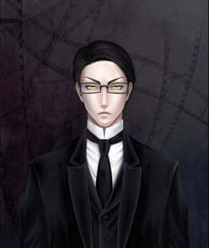 The Sophisticated And Dapper William T. Spears From Kuroshitsuji (black Butler) Wallpaper