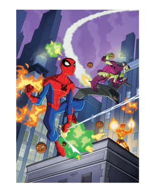 The Spectacular Spider-man Enemies Wallpaper