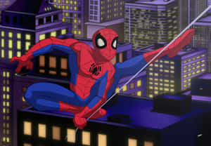 The Spectacular Spider-man Pose Wallpaper