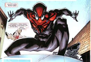 The Spectacular Superior Spider-man In Action Wallpaper