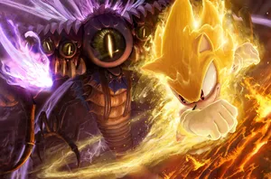 The Speed Of Sound - Super Sonic Wallpaper